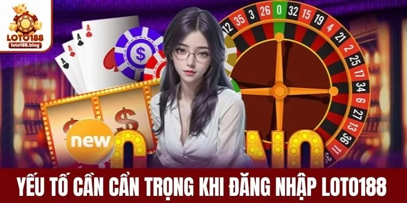 Yếu tố cần cẩn trọng khi đăng nhập loto188 